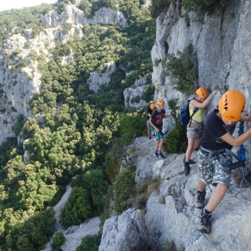 Via-ferrata Près De Ganges Et Montpellier Avec Les Moniteurs D'entre2nature