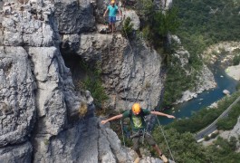 Via-ferrata Près De Montpellier En Cévennes Dans L'Hérault