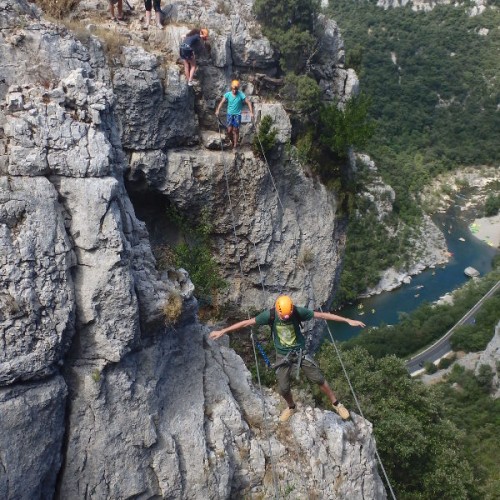 Via-ferrata Près De Montpellier En Cévennes Dans L'Hérault