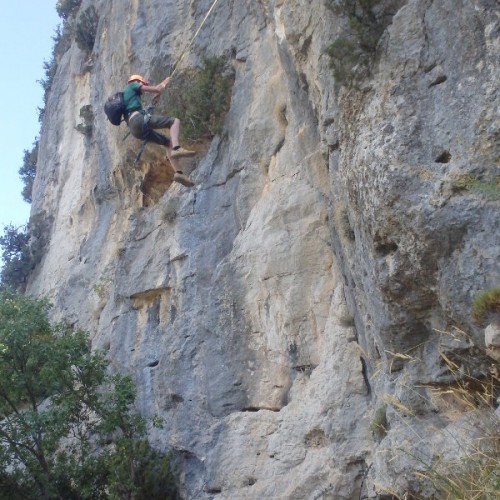 Rappel En Via-ferrata Près De Montpellier Et Des Cévennes Dans L'Hérault