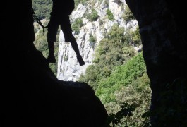 Via-ferrata Au Thaurac Dans L'Hérault Près De Montpellier Et Des Cévennes