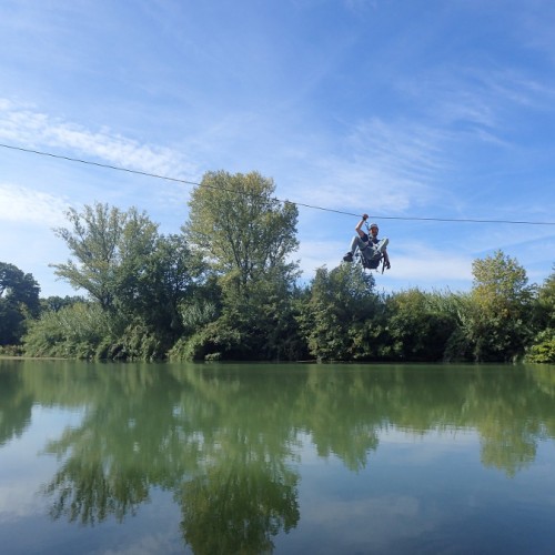 Via-ferrata Du Vidourle Entre Lunel Et Montpellier, Près De St-Sériès