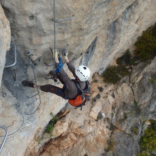 Via-ferrata Pr-s Des Gorges Du Tarn Et Millau Au Liaucous Dans L'Aveyron