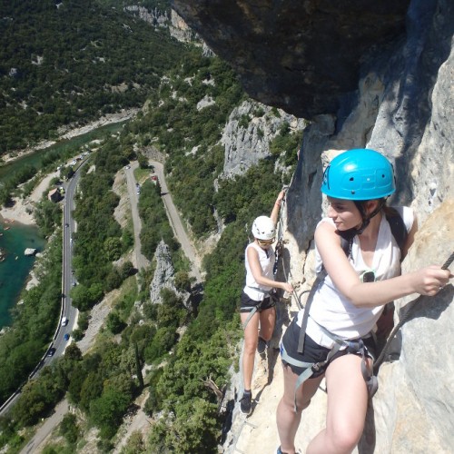 Via-ferrata Près De Montpellier Dans Les Cévennes Et L'Hérault Près De Ganges