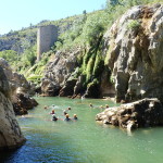 Canyon Du Diable Près De Saint-Guilhem Le Désert Et Montpellier En Occitanie