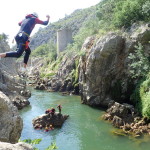 Canyon Du Diable Près De Montpellier Dans Les Gorges De L'Hérault En Languedoc