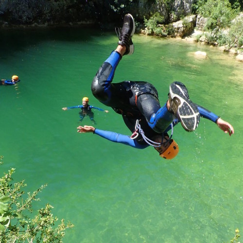 Canyon Du Ravin Des Arcs Près De Montpellier Dans L'Hérault