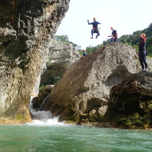 Canyon Du Ravin Des Arcs Près De Montpellier Dans L'Hérault