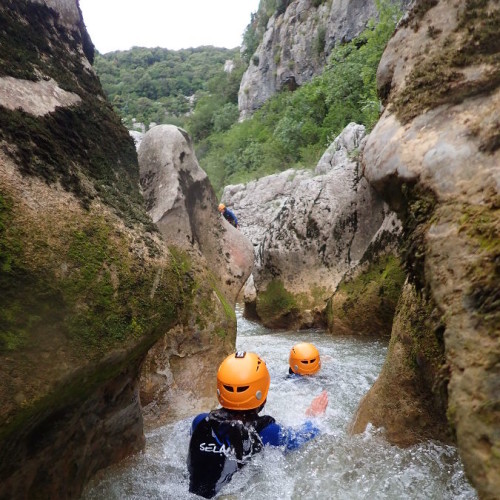 Canyon Près De Montpellier Dans L'Hérault Au Ravin Des Arcs En Occitanie