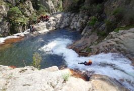 Canyon Du Rec Grand Dans Le Caroux Près De Béziers