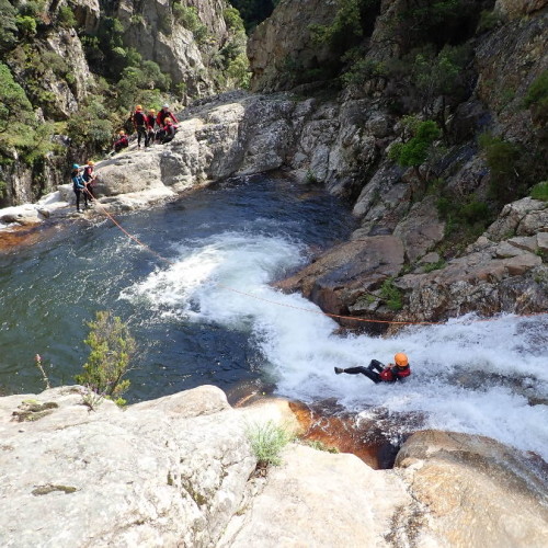 Canyon Du Rec Grand Dans Le Caroux Près De Béziers