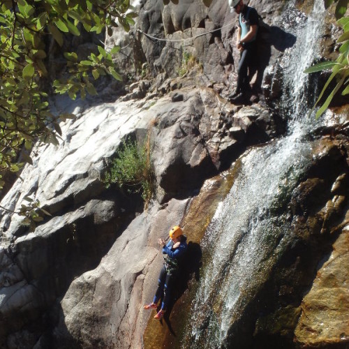 Canyon Du Rec Grand Et Son Toboggan Dans L'Hérault