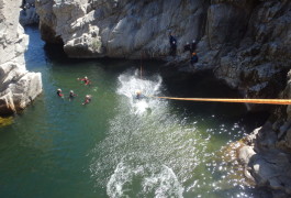 Canyoning Près D'Alès Et Anduze Dans Le Gard Au Canyon Du Soucy