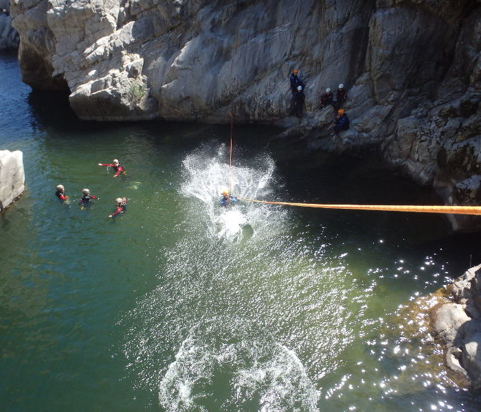 Canyoning Près D'Alès Et Anduze Dans Le Gard Au Canyon Du Soucy