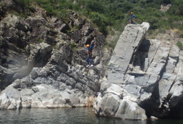 Canyoning Près Du Soucy à Anduze Dans Le Gard