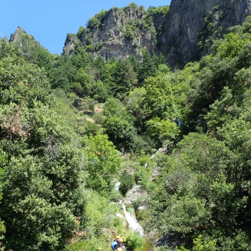 Canyoning Dans Le Canyon De L'Albès Au Caroux En Languedoc