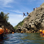 Canyoning Au Canyon Du Diable, Près De Montpellier En Occitanie Dans L'Hérault