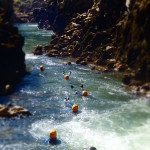 Canyoning Dans L'Hérault Près De Montpellier En Languedoc Ou Occitanie