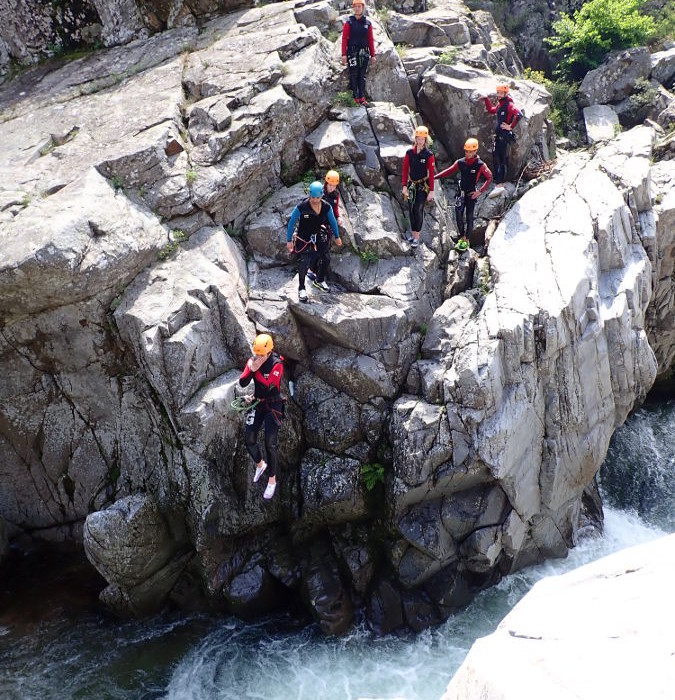 Canyoning Dans Le Gard Au Soucy, Près De Nîmes Et Anduze