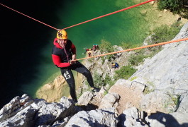 Canyoning Au Ravin Des Arcs Près De Montpellier Dans L'Hérault