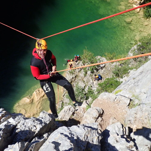 Canyoning Au Ravin Des Arcs Près De Montpellier Dans L'Hérault