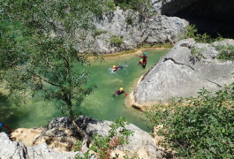 Canyoning Au Ravin Des Arcs Près De Montpellier