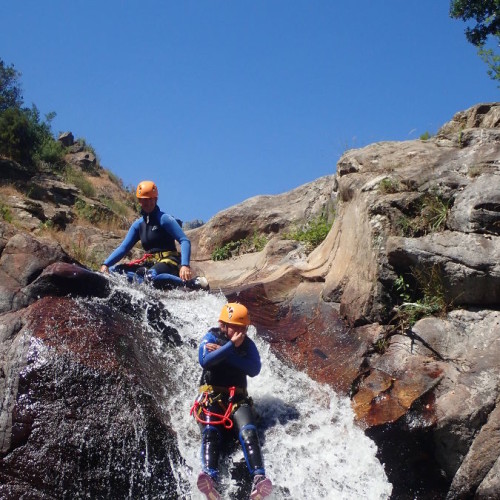 Canyoning Au Rec Grand Près De Mons La Trivalle Dans L'Hérault