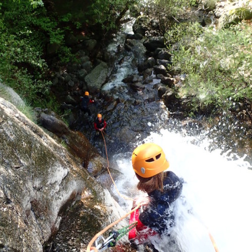 Descente En Rappel En Canyoning Près Du Vigan Dans Les Cévennes