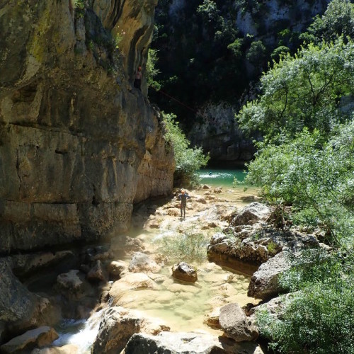 Canyon Du Ravin Des Arcs Dans L'Hérault, Près De Montpellier