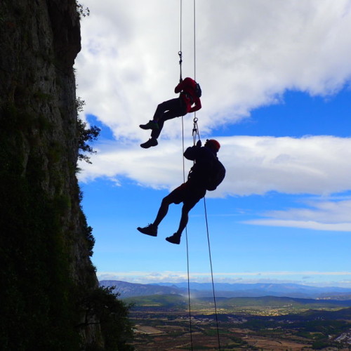 Randonnée-rappel Près De Montpellier Dans L'Héraut En Occitanie