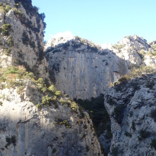 Randonnée-rappel Au Canyon Du Verdus Dans L'Hérault