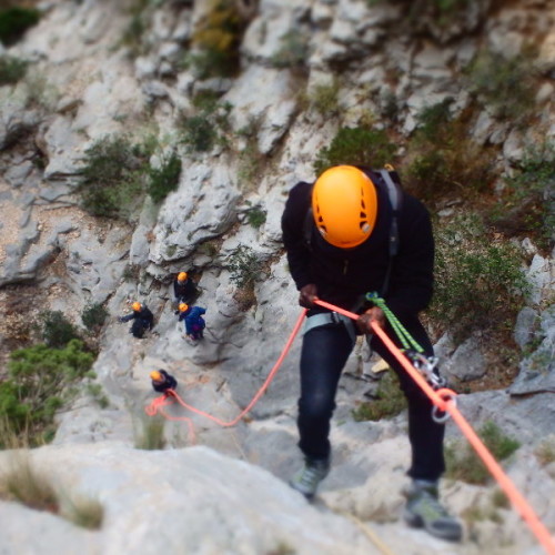 Randonnée-rappel Du Verdus Près De Montpellier Dans L'Hérault