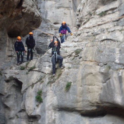 Randonnée-rappel Dans L'Hérault Près De Montpellier Au Canyon Du Verdus