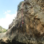 Rappel En Canyoning Près De Montpellier Et Saint-Guilhem Le Désert Dans Les Gorges De L'Hérault