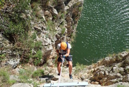 Via-ferrata Du Vidourle Et Son Rappel Près De Nîmes Et Montpellier Dans Le Gard