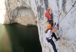 Via-ferrata Près De Saint-Sériès Et Nîmes