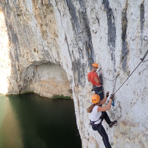 Via-ferrata Près De Saint-Sériès Et Nîmes