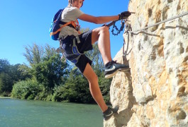 Via-ferrata Du Vidourle Dans Le Gard Proche De Montpellier