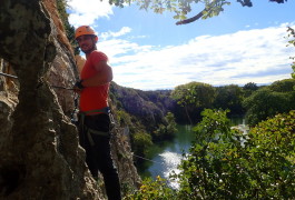 Via-ferrata Du Vidourle Près De Nîmes Dans Le Gard