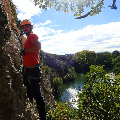 Via-ferrata Du Vidourle Près De Nîmes Dans Le Gard