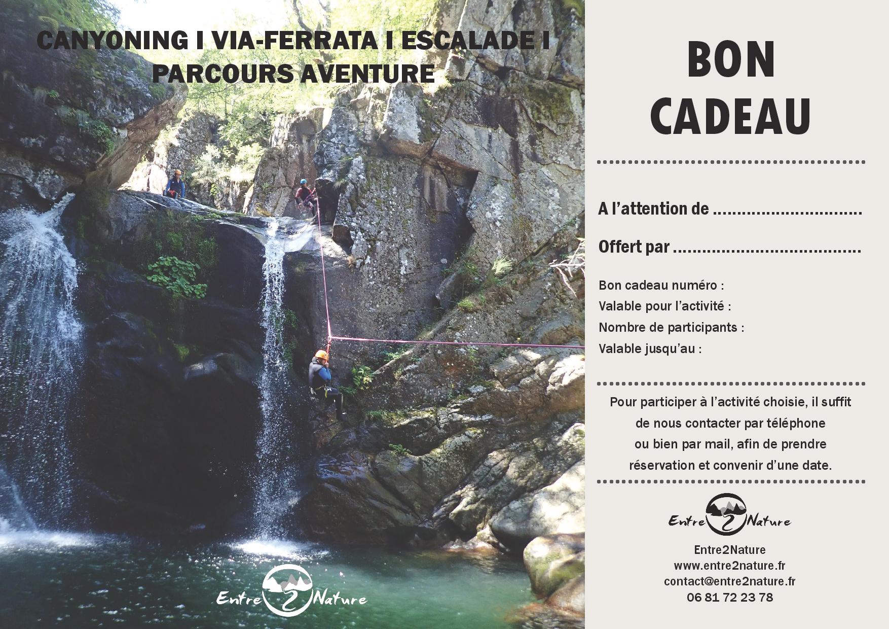 Bon Cadeau En Canyoning, Près De Montpellier Dans L'Hérault Et Le Gard En Occitanie