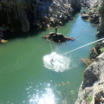 Canyoning Au Canyon Du Diable Près De Montpellier Et Sa Tyrolienne Finale